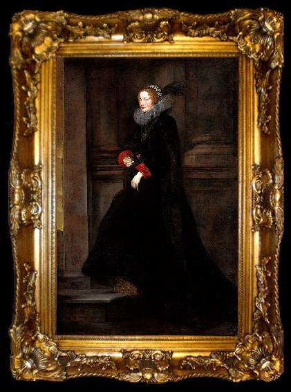 framed  Anthony Van Dyck Marchesa Geronima Spinola, ta009-2